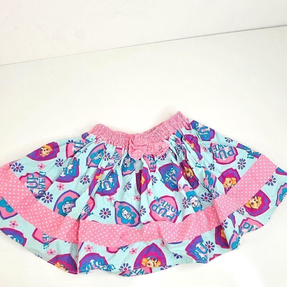 Handmade Paw Patrol Everest Skye Circle Mini Pull on Skirt